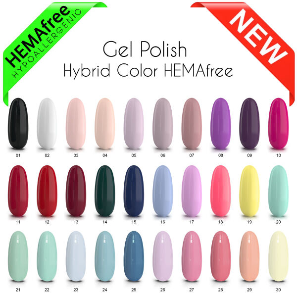 Gel Polish Hybrid Color HEMAfree