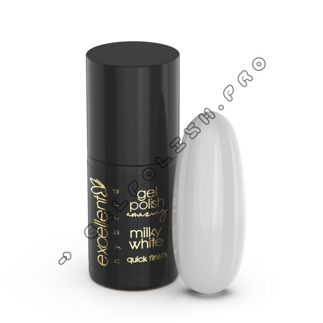 Gel Polish Quick Finish Milky White 5ml