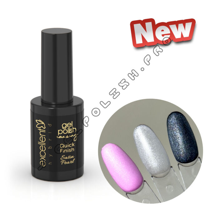 Gel Polish Quick Finish Satin Pearl 10ml