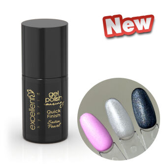 Gel Polish Quick Finish Satin Pearl 5ml