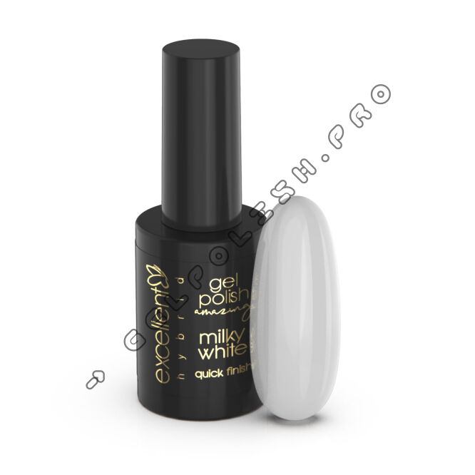 Gel Polish Quick Finish Milky White 10ml