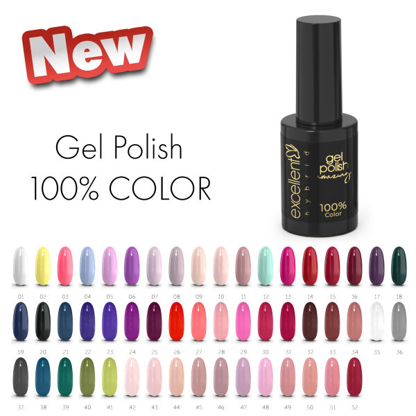 GELPOLISH 100% COLOR 10ML