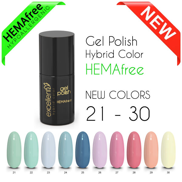 Gelpolish Hema Free New Colors