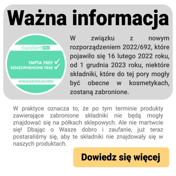 Ważna informacja o składzie produktów